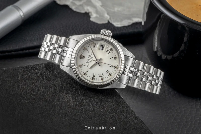 Rolex Lady Date steel / white gold automatic women's watch 6917 Vintage [2604222]