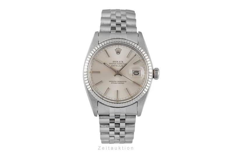 Rolex Datejust steel / white gold automatic men's watch 16014 Vintage [2604821]