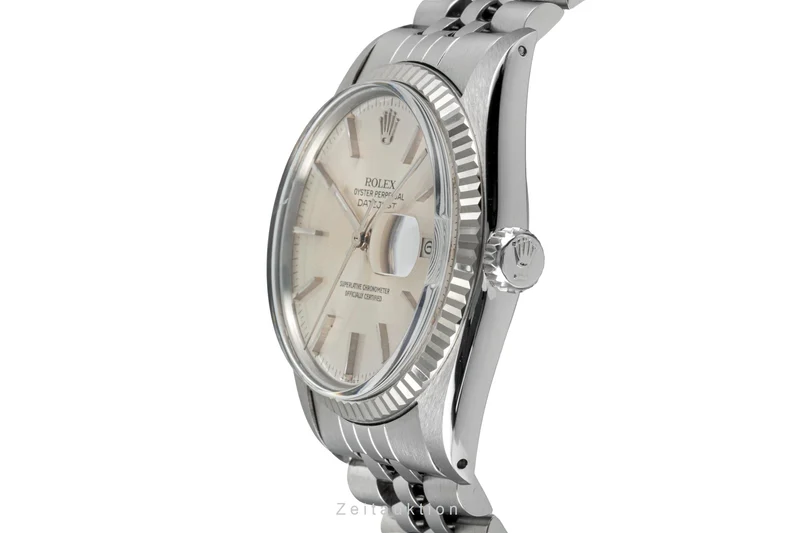 Rolex Datejust steel / white gold automatic men's watch 16014 Vintage [2604821]