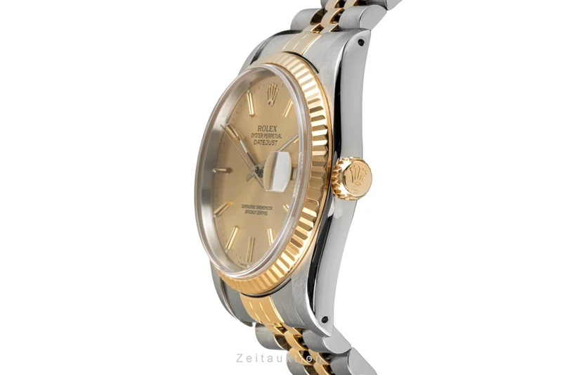 Rolex Datejust steel / gold automatic men's watch 16233 LP: 15350EUR [2605075]