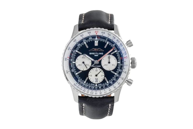 Breitling Navitimer 01 steel automatic men's watch AB0138 LP: 9500EUR [2604898]
