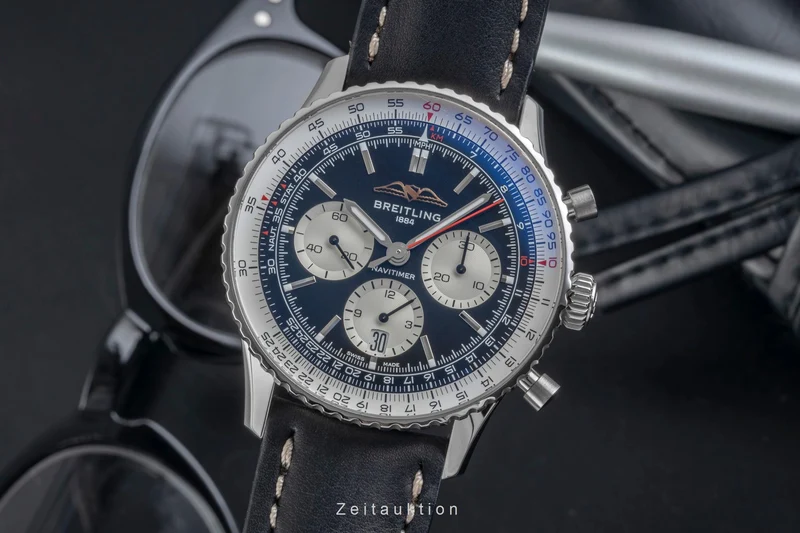 Breitling Navitimer 01 steel automatic men's watch AB0138 LP: 9500EUR [2604898]