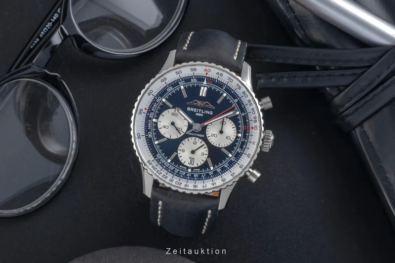 Breitling Navitimer 01 steel automatic men's watch AB0138 LP: 9500EUR [2604898]