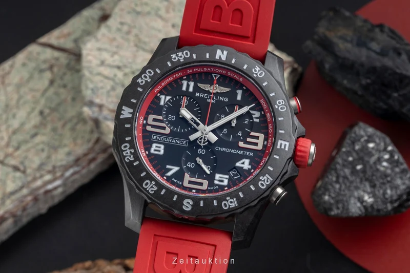 Breitling Endurance Pro chronograph breitlight quartz men's watch X82310D91B1S1 LP: 3650EUR [2605003]