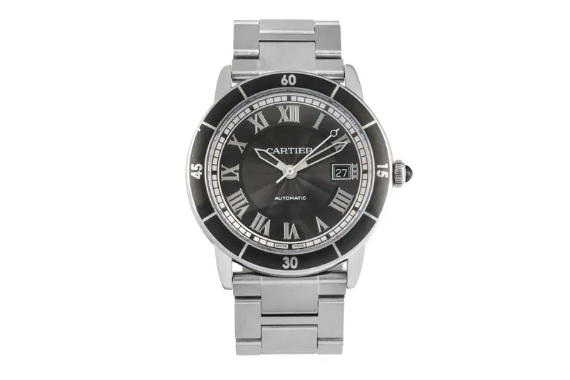 Cartier Croisiere steel automatic men's watch WSRN0011 [2604495]