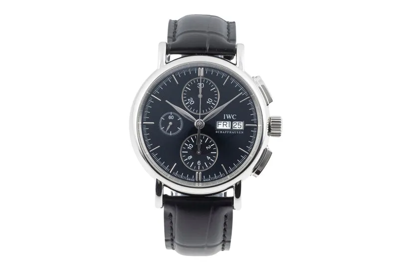 IWC Portofino chronograph steel automatic men's watch IW378303 [2604949]