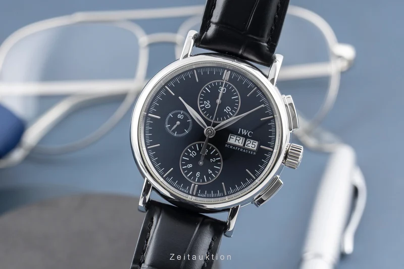 IWC Portofino chronograph steel automatic men's watch IW378303 [2604949]