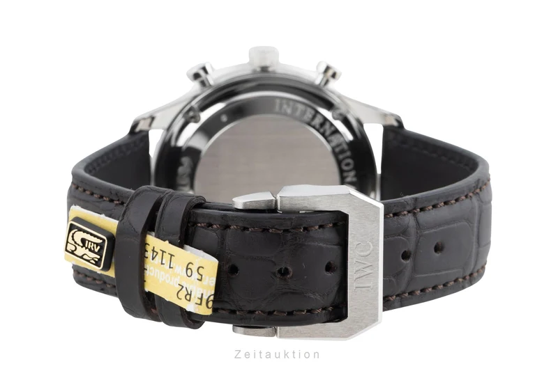 IWC Portugieser chronograph steel automatic men's watch IW371447 LP: 9100EUR [2604985]