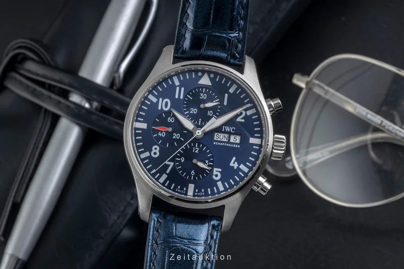 IWC Fliegerchronograph chronograph steel automatic men's watch IW377714 [2604776]