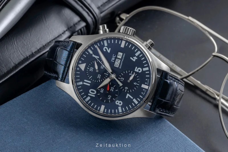 IWC Fliegerchronograph chronograph steel automatic men's watch IW377714 [2604776]