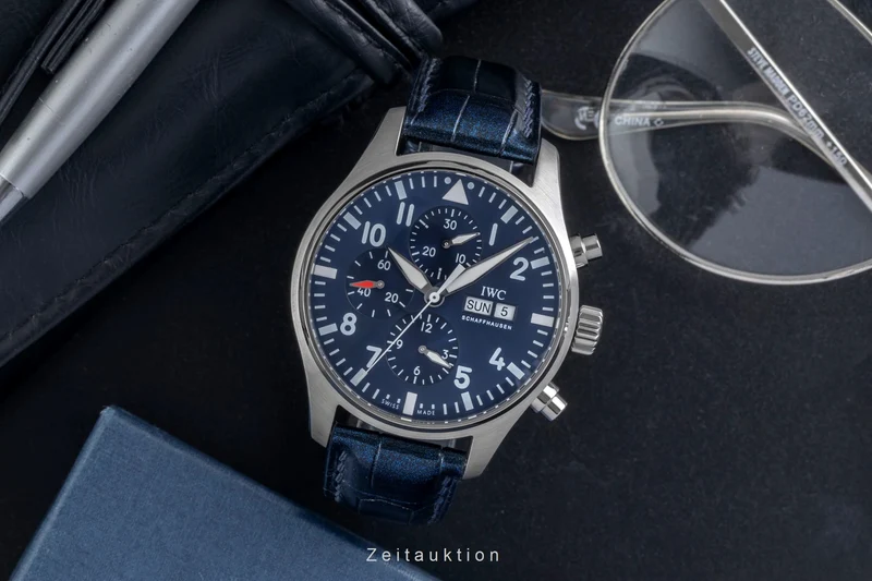 IWC Fliegerchronograph chronograph steel automatic men's watch IW377714 [2604776]