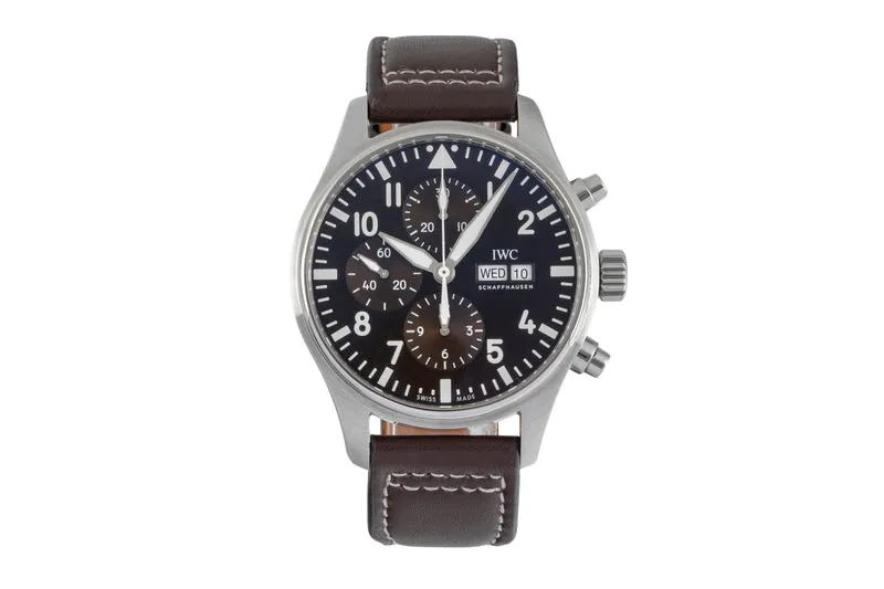 IWC Fliegerchronograph chronograph steel automatic men's watch IW377713 [2605002]