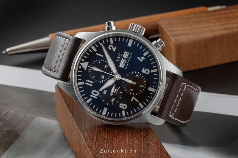 IWC Fliegerchronograph chronograph steel automatic men's watch IW377713 [2605002]