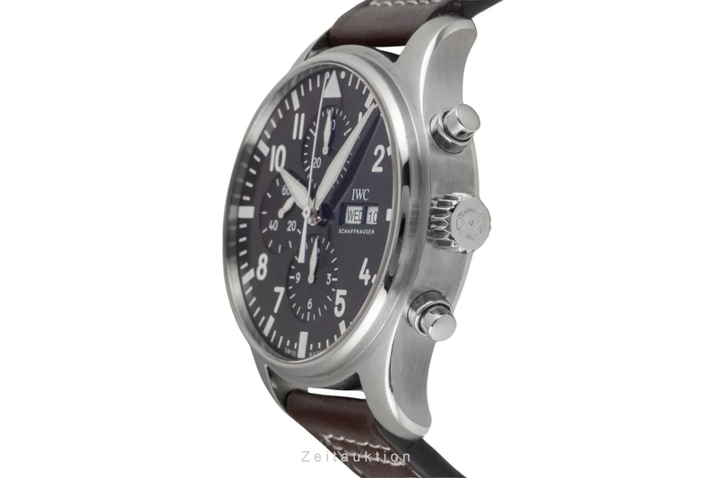 IWC Fliegerchronograph chronograph steel automatic men's watch IW377713 [2605002]