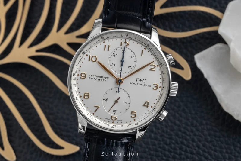 IWC Portugieser chronograph steel automatic men's watch IW371445 [2605007]
