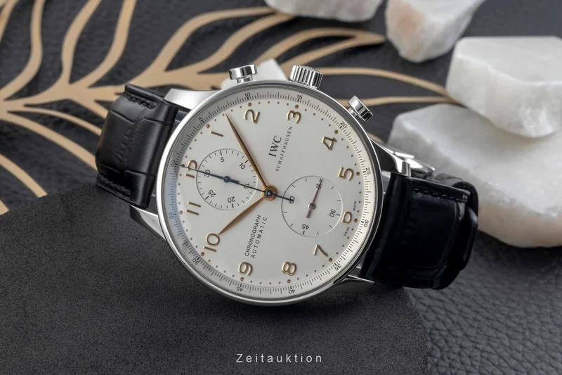IWC Portugieser chronograph steel automatic men's watch IW371445 [2605007]
