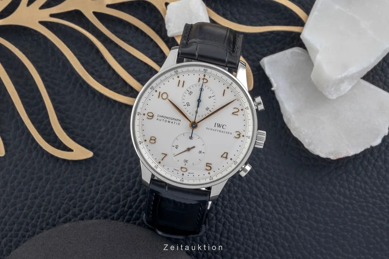IWC Portugieser chronograph steel automatic men's watch IW371445 [2605007]