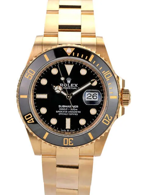 Rolex Submariner Date 41 Gelbgold 126618LN