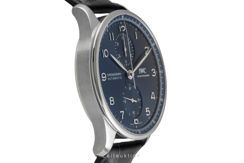 IWC Portugieser chronograph steel automatic men's watch IW371606 LP: 9100EUR [2604725]