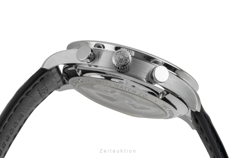 IWC Portugieser chronograph steel automatic men's watch IW371606 LP: 9100EUR [2604725]