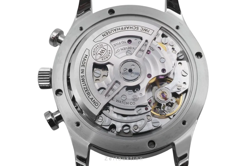 IWC Portugieser chronograph steel automatic men's watch IW371606 LP: 9100EUR [2604725]