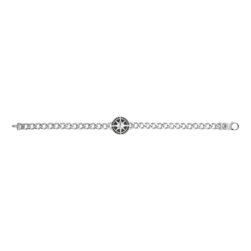 Steinbesetztes Nordstern-Kompass-Armband