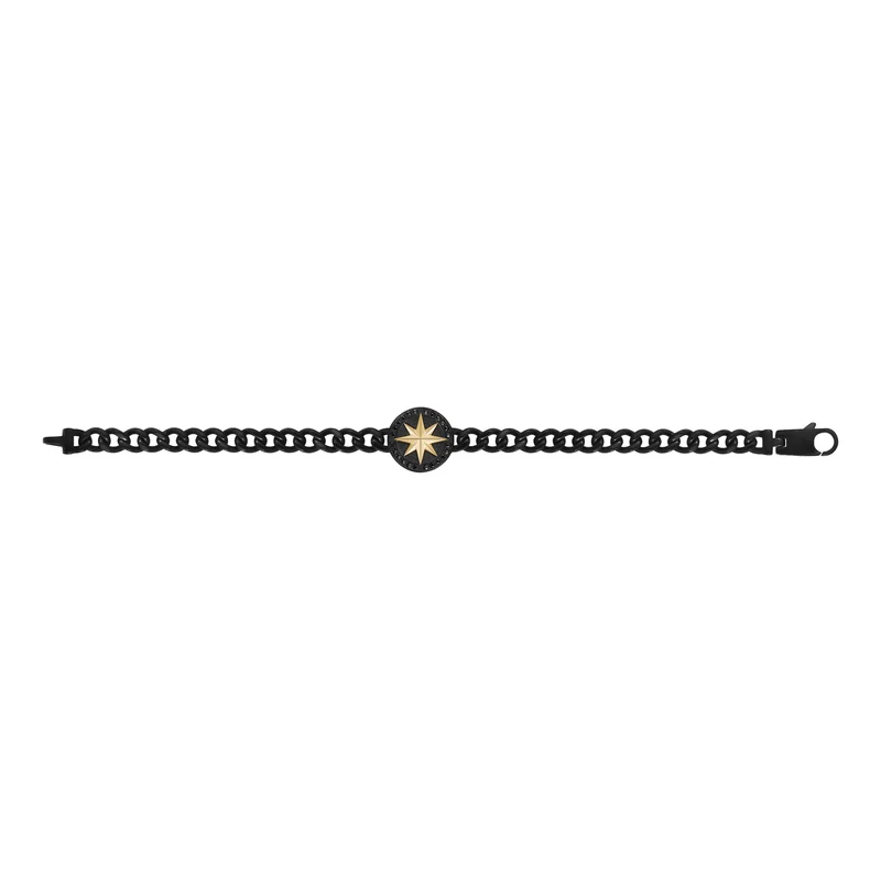 Steinbesetztes Nordstern-Kompass-Armband