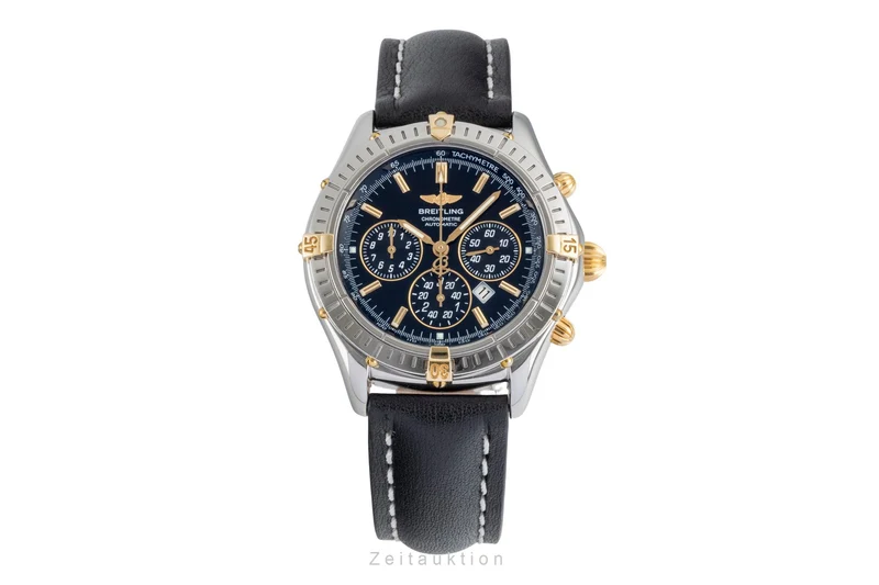 Breitling Shadow Flyback chronograph steel / gold automatic men's watch B35312 [2604710]