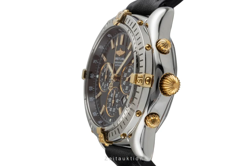 Breitling Shadow Flyback chronograph steel / gold automatic men's watch B35312 [2604710]
