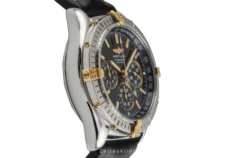 Breitling Shadow Flyback chronograph steel / gold automatic men's watch B35312 [2604710]