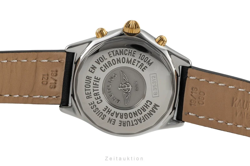 Breitling Shadow Flyback chronograph steel / gold automatic men's watch B35312 [2604710]
