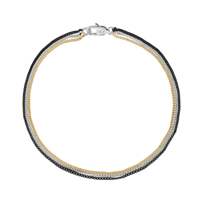 Dreifarbiges Minimalisten-Armband