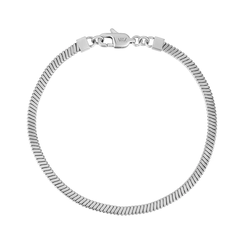 Mattes flaches Schlangenarmband