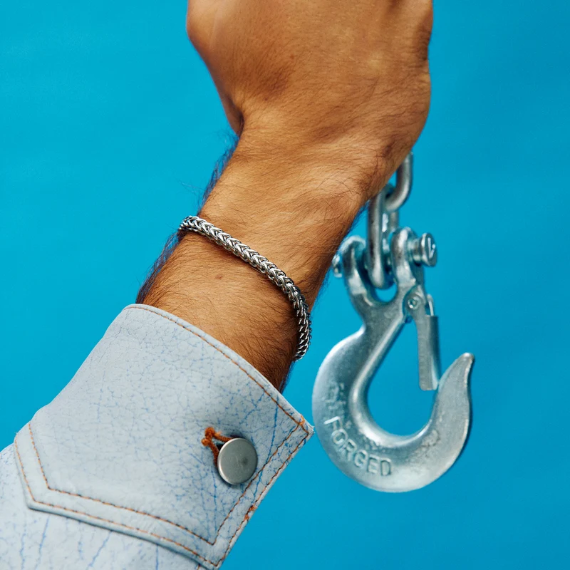Rundes Franco-Gliederarmband | 5MM