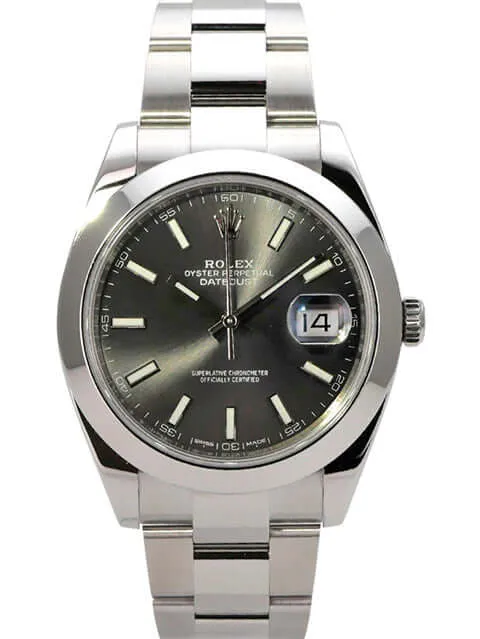 Rolex Datejust 41 Edelstahl 126300 Rhodium