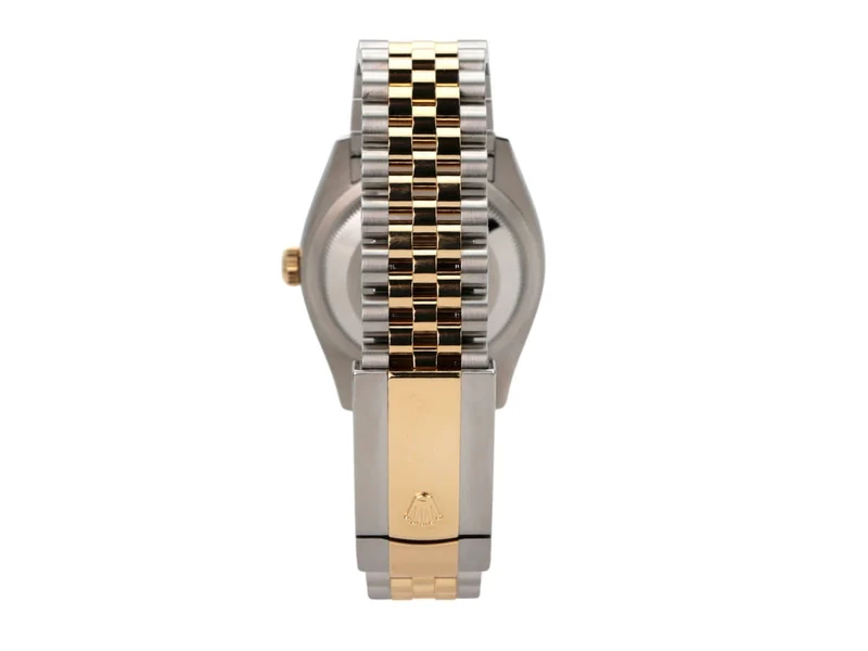 Rolex Datejust 36 Oystersteel Gelbgold 126233 Golden Palmenmuster Jubile-Band