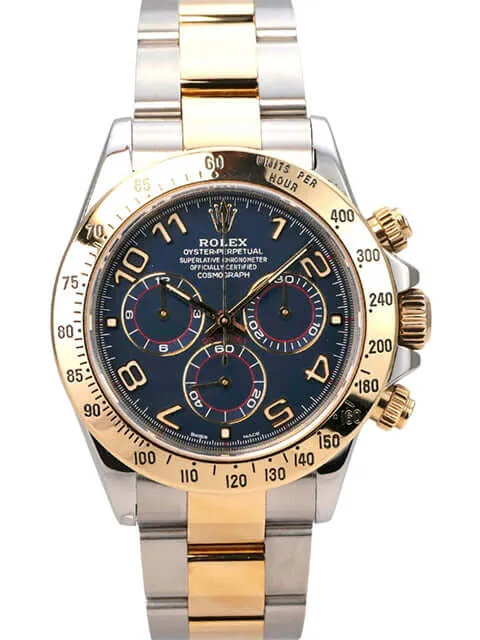 Rolex Daytona Cosmograph 116523 Blau Arabisch