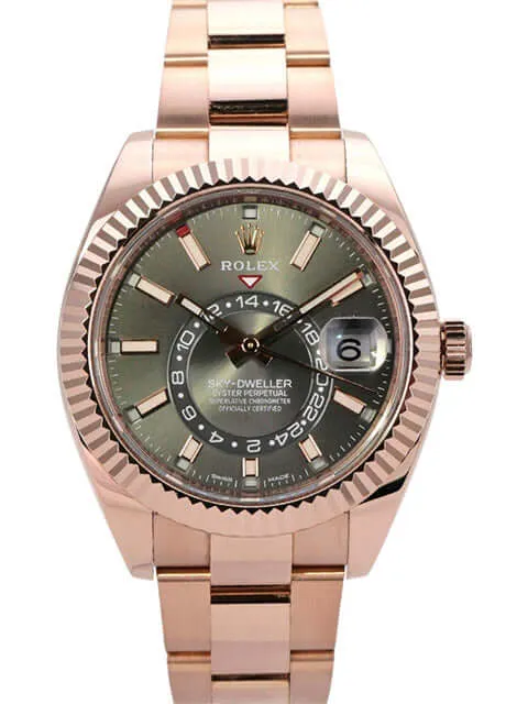 Rolex Sky-Dweller 326935 Everose-Gold Rhodium
