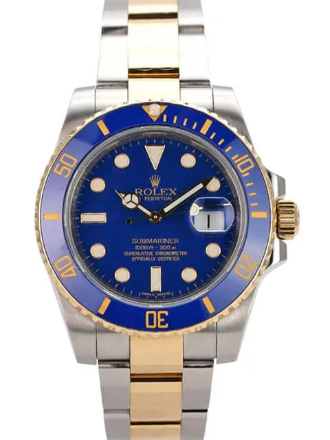 Rolex Submariner Date 116613LB Edelstahl Gelbgold