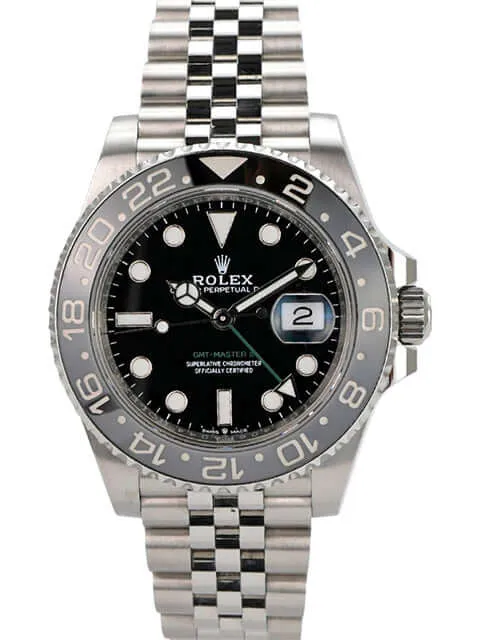 Rolex GMT-Master II Edelstahl 126710GRNR Jubile-Band