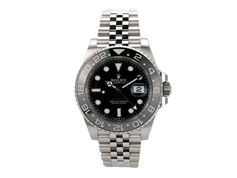 Rolex GMT-Master II Edelstahl 126710GRNR Jubile-Band