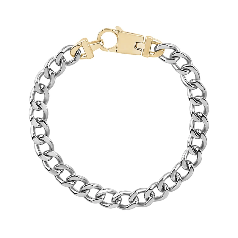 Goldschließe Kubanisches Gliederarmband