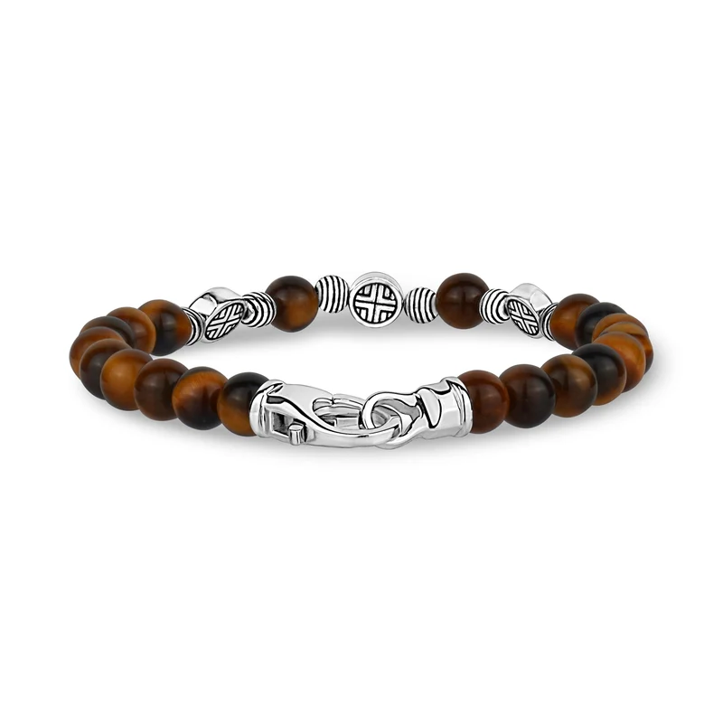 Midnight Shield Perlenarmband | 4MM