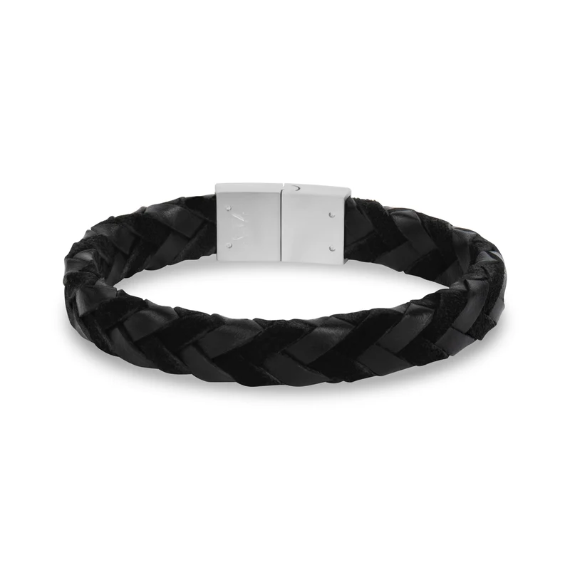 Armband aus Wildleder und Glattleder