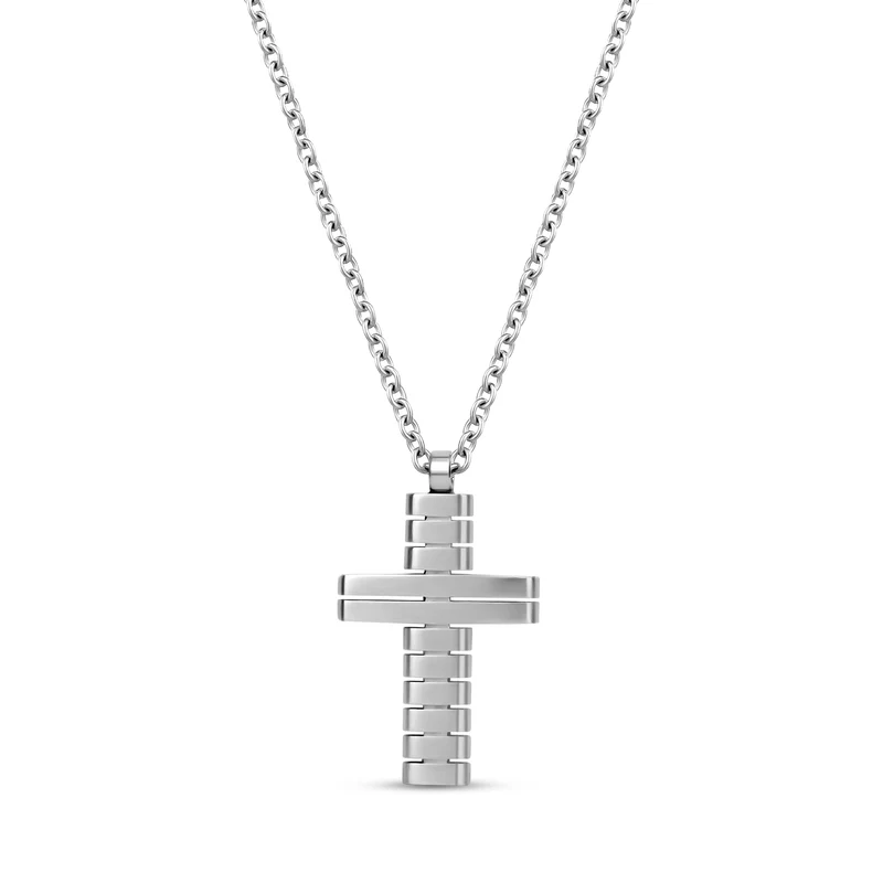 Mattierter Kreuz-Anhänger