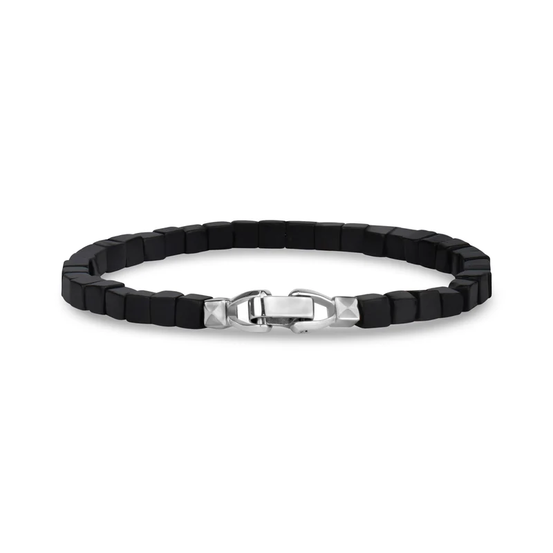 Quadratisches Perlenarmband | 4MM