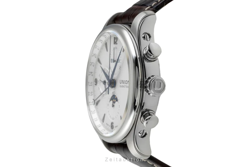Union Glashütte Belisar chronograph steel automatic men's watch D009.425.A LP: 3600EUR [2604686]