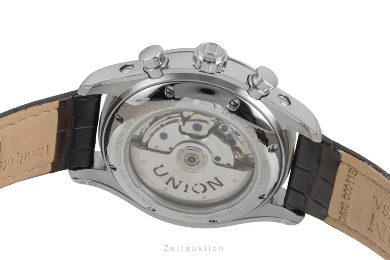 Union Glashütte Belisar chronograph steel automatic men's watch D009.425.A LP: 3600EUR [2604686]