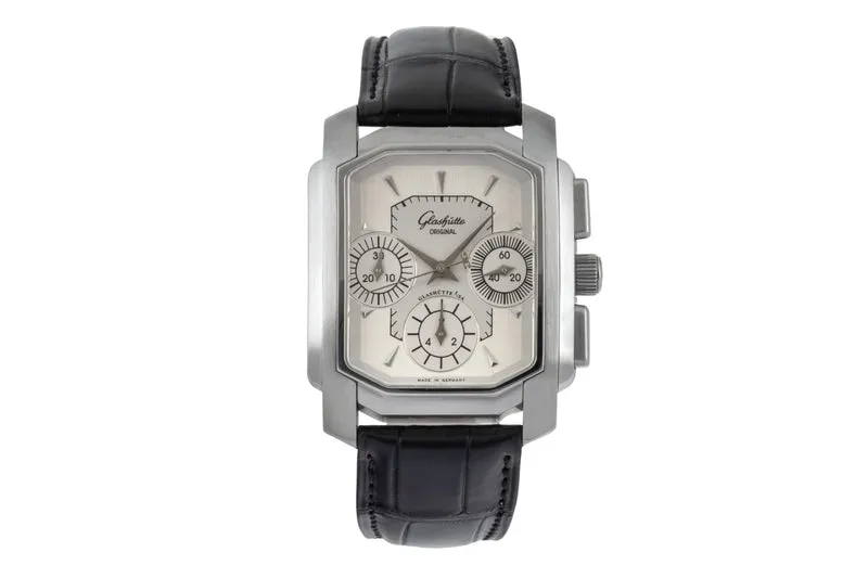 Glashütte Senator chronograph steel automatic men's watch 1-39-31-06-04-04 [2602330]