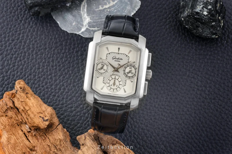 Glashütte Senator chronograph steel automatic men's watch 1-39-31-06-04-04 [2602330]